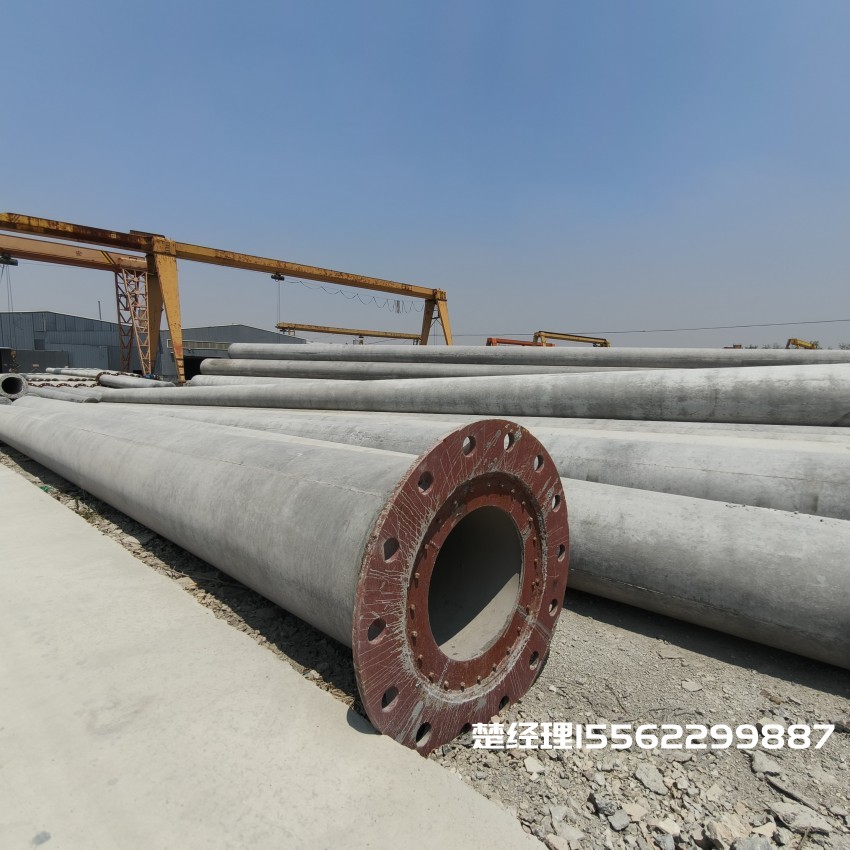 南召12米无拉线电杆